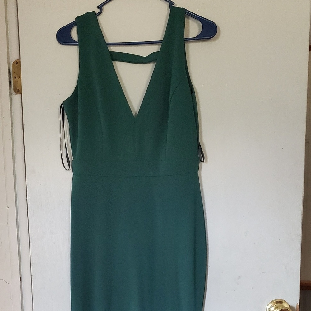 Green formal dress